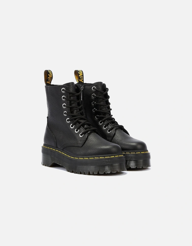 Dr. Martens Jadon 3 Pisa Leather Black Boots