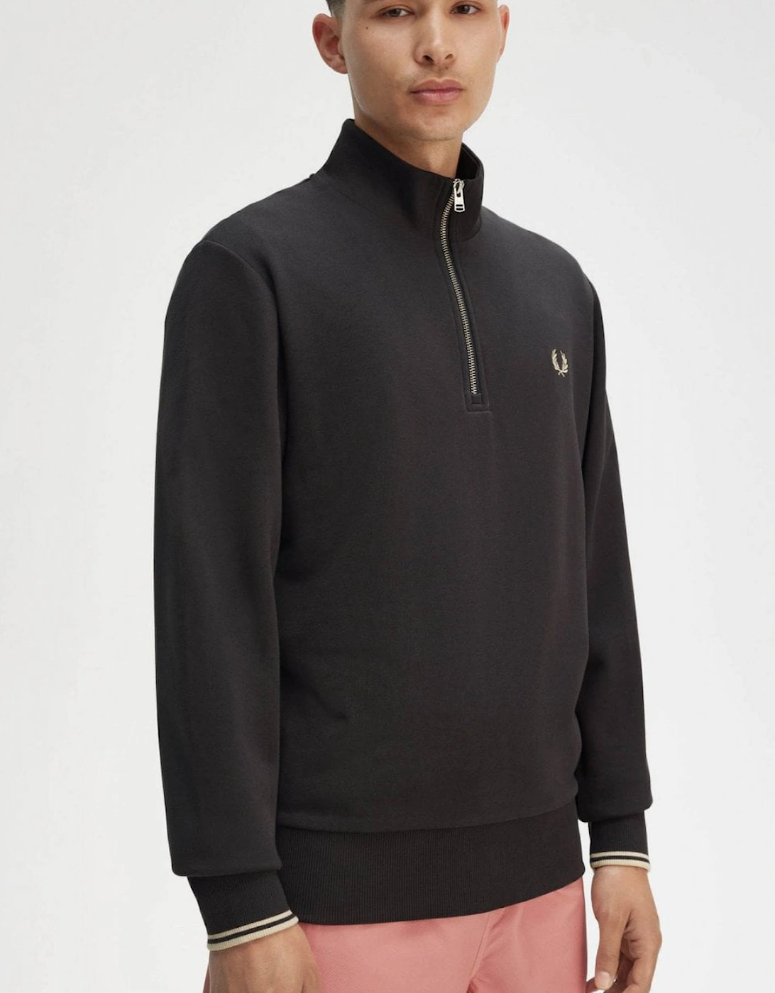 Mens Half Zip Sweatshirt