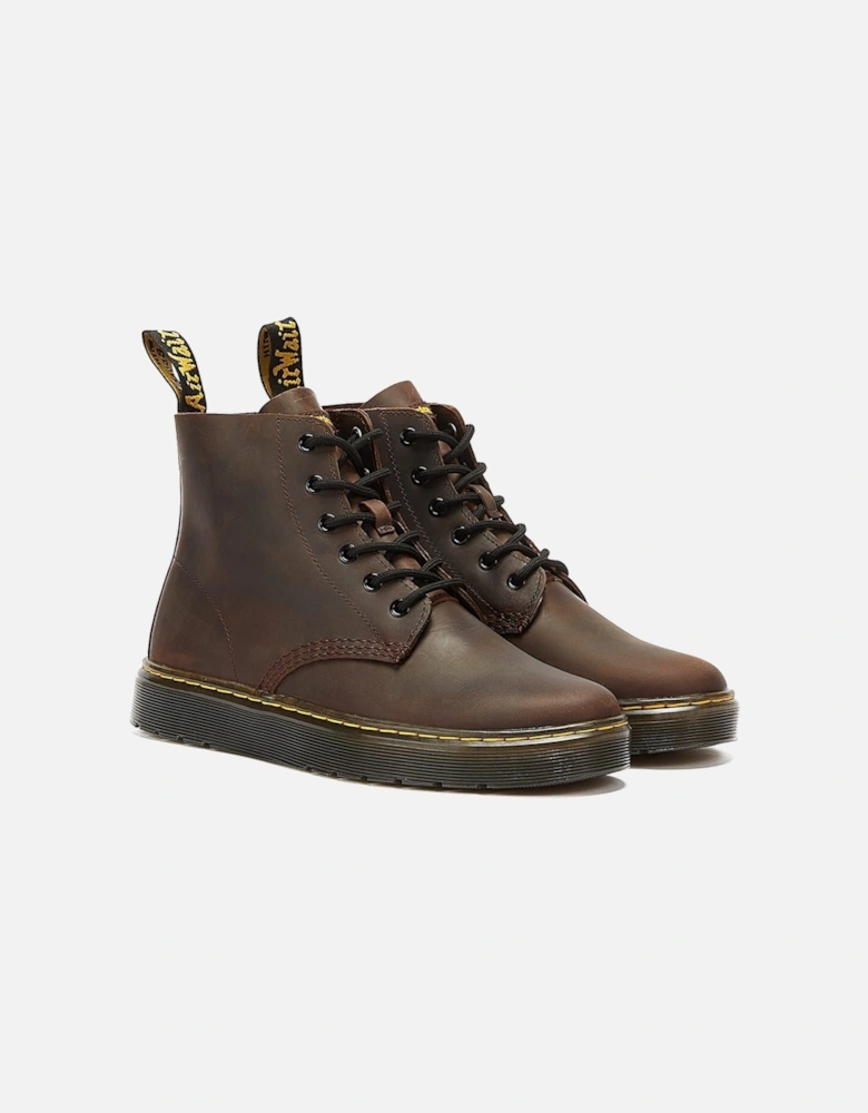 Dr. Martens Thurston Chukka Crazy Horse Women's Dark Brown Boots