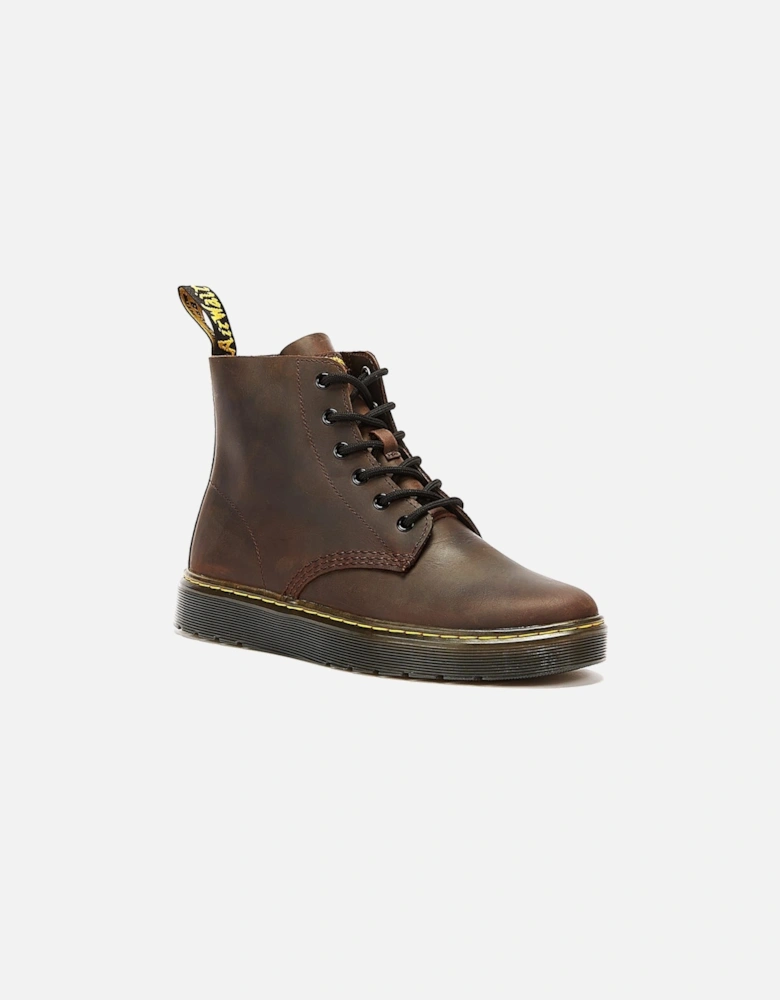 Dr. Martens Thurston Chukka Crazy Horse Women's Dark Brown Boots