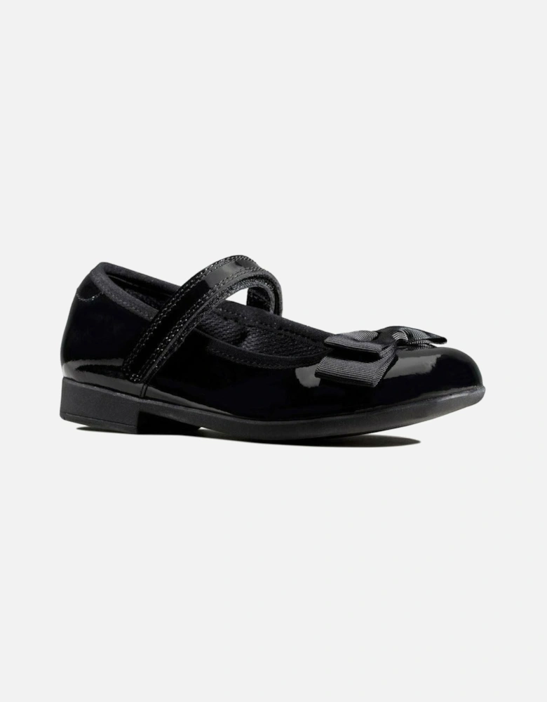 Scala Tap Toddler black patent