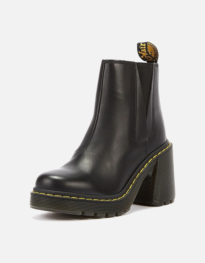 Dr. Martens Spence Sendal Leather Women's Black Boots