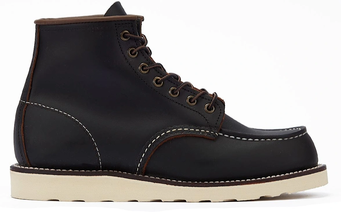 Shoes Heritage Work 6inch Moc Toe Prairie Men's Black Boots