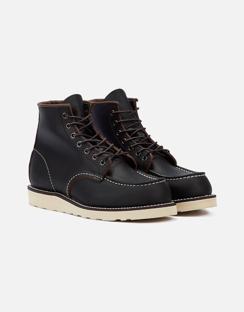 Shoes Heritage Work 6inch Moc Toe Prairie Men's Black Boots