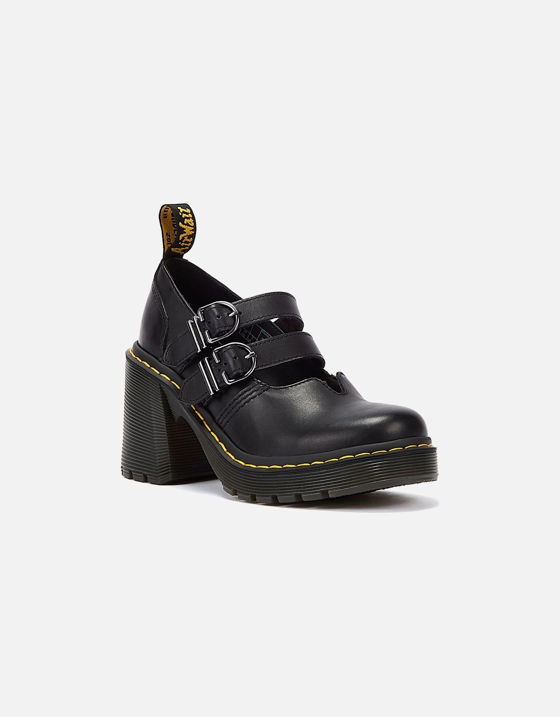 Dr. Martens Eviee Sendal Leather Women's Black Heels