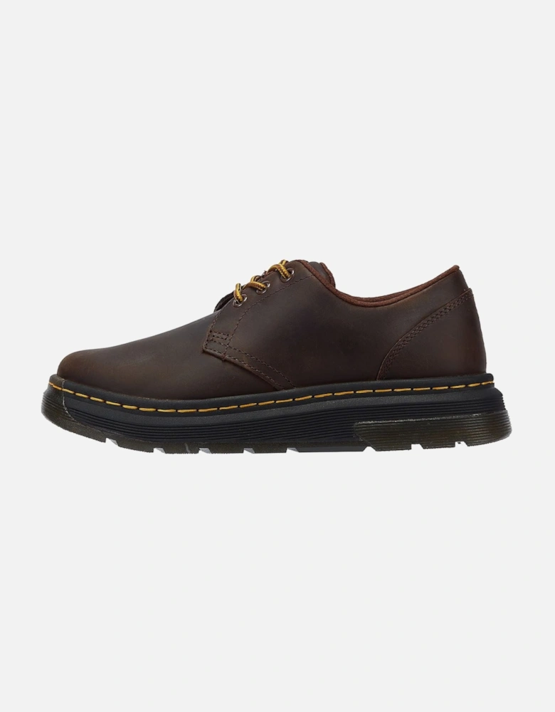 Dr. Martens Crewson Lo Crazy Horse Dark Brown Lace-Up Shoes