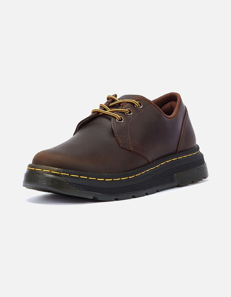 Dr. Martens Crewson Lo Crazy Horse Dark Brown Lace-Up Shoes