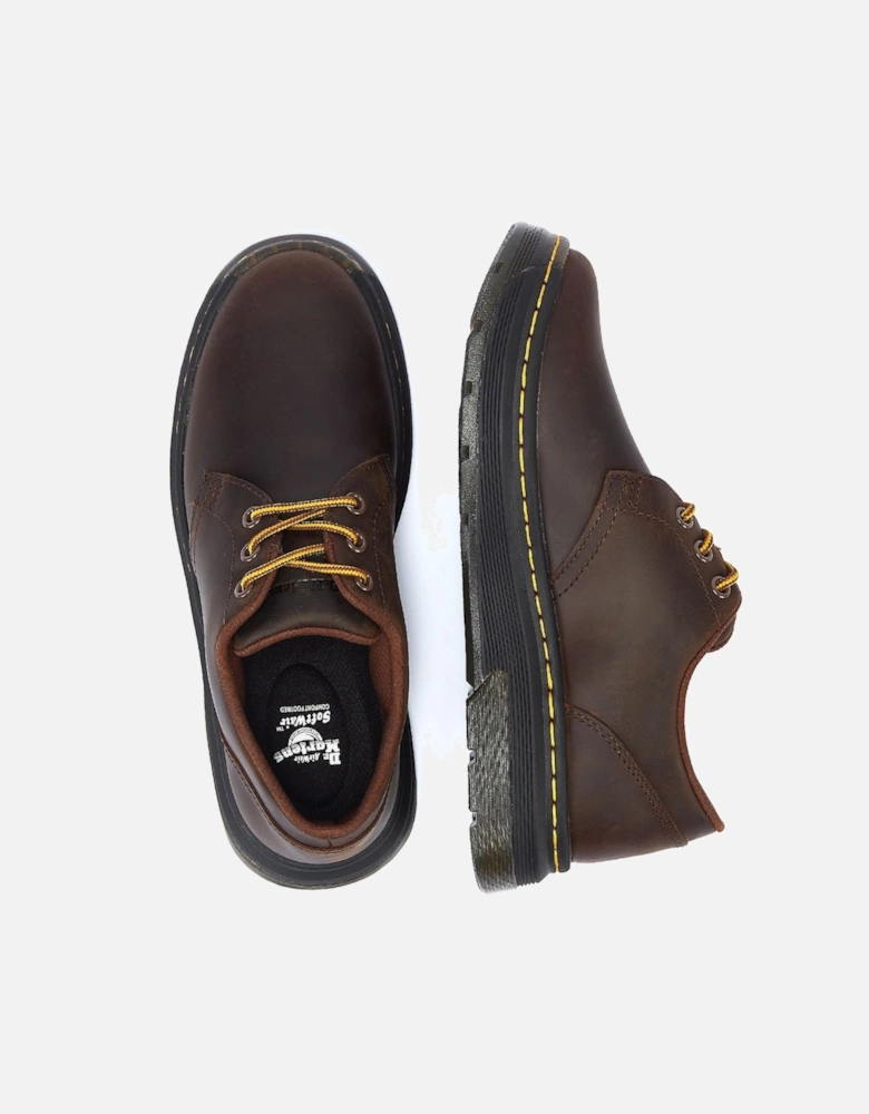 Dr. Martens Crewson Lo Crazy Horse Dark Brown Lace-Up Shoes