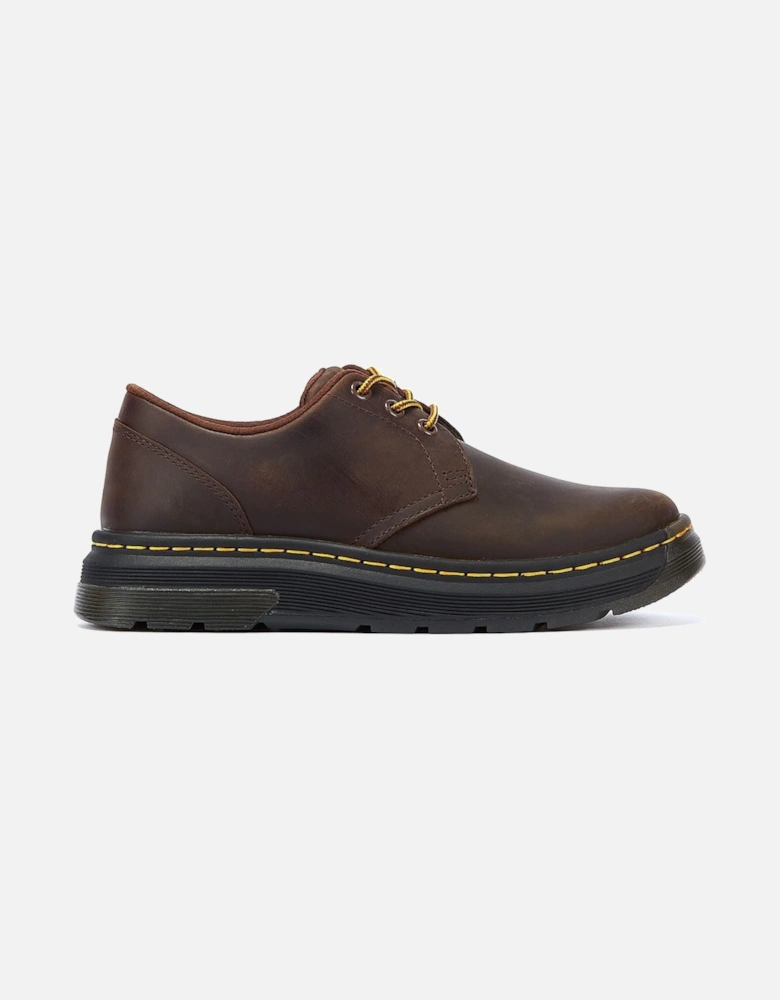 Dr. Martens Crewson Lo Crazy Horse Dark Brown Lace-Up Shoes