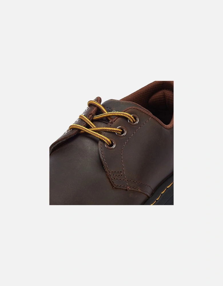 Dr. Martens Crewson Lo Crazy Horse Dark Brown Lace-Up Shoes