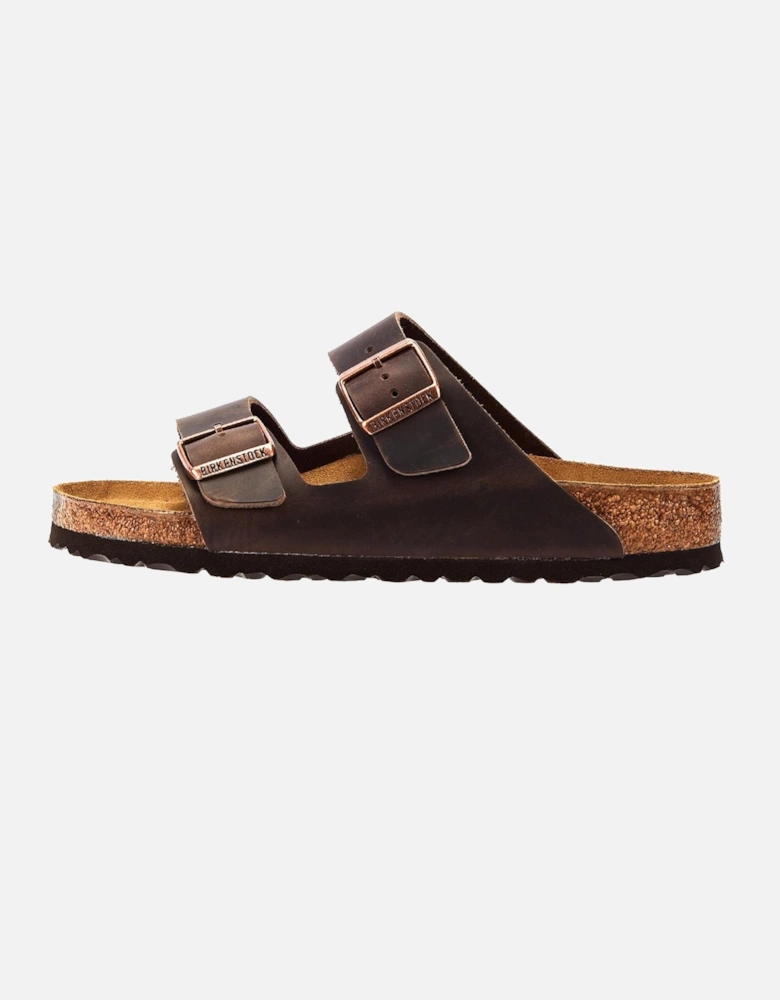 Birko Flor Brown Narrow Sandals