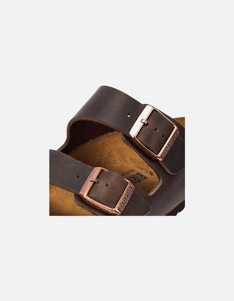 Birko Flor Brown Narrow Sandals