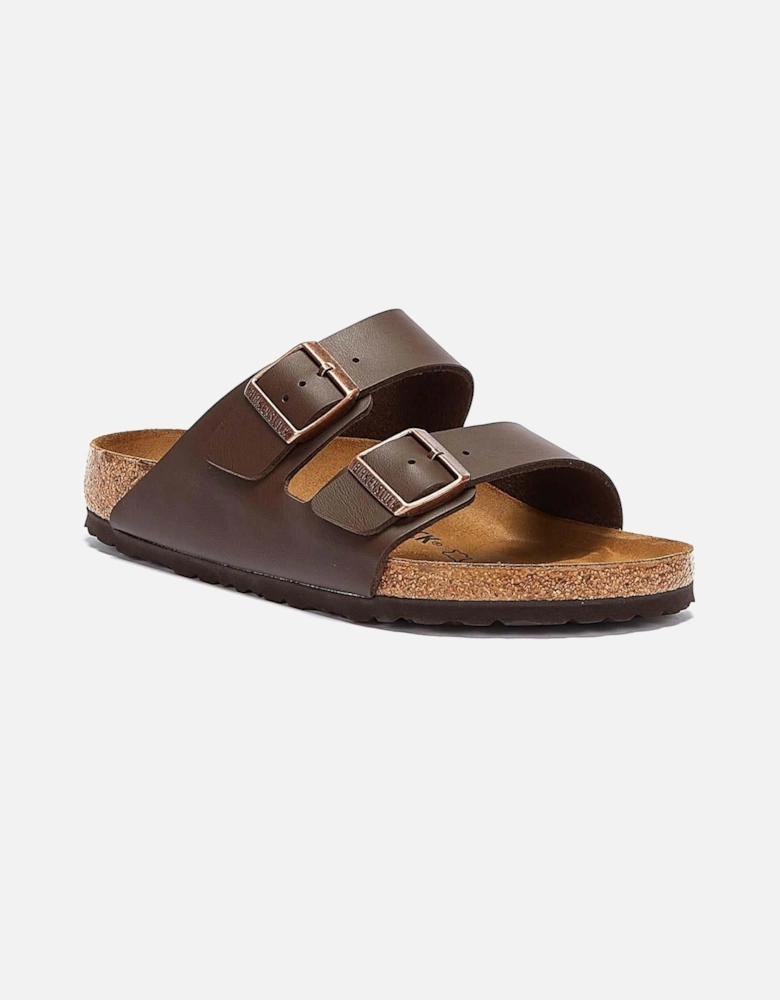 Birko Flor Brown Narrow Sandals