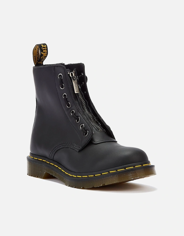 Dr. Martens 1460 Pascal Front Zip Black Boots