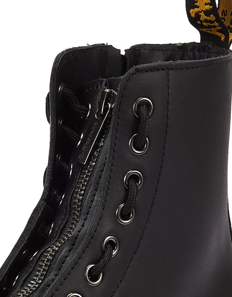 Dr. Martens 1460 Pascal Front Zip Black Boots