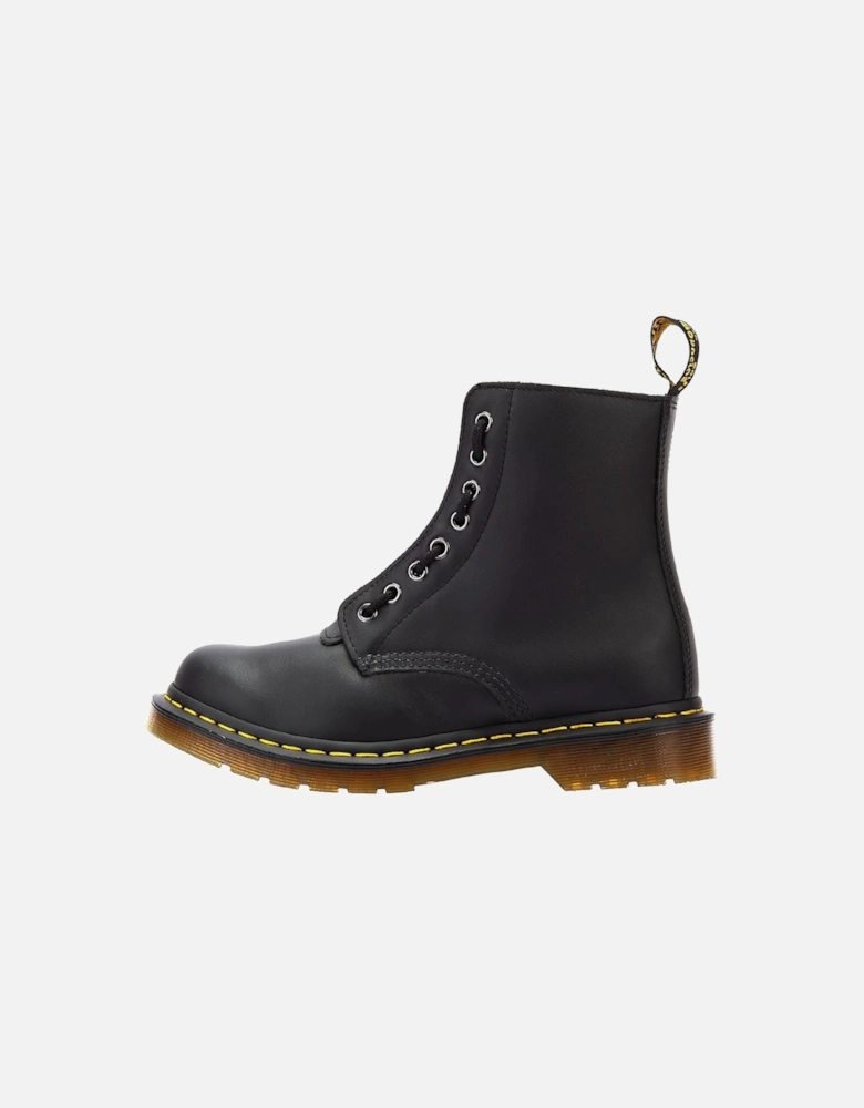 Dr. Martens 1460 Pascal Front Zip Black Boots