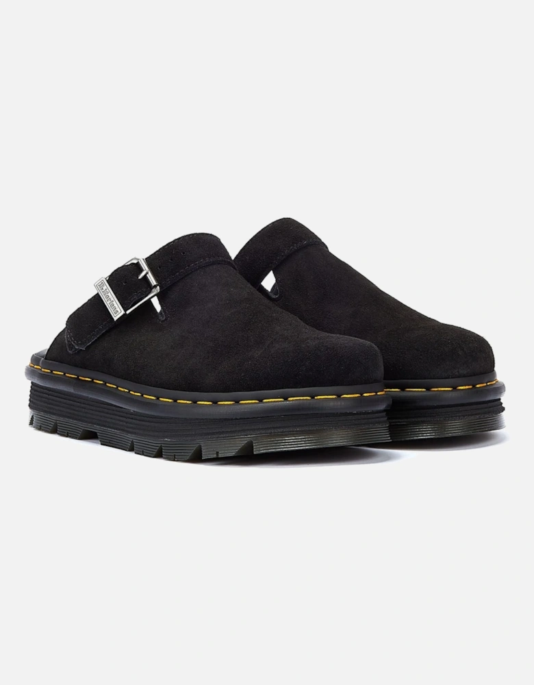 Dr. Martens - 31657001 UN ZEBZAG MULE E.H. SUEDE BLACK