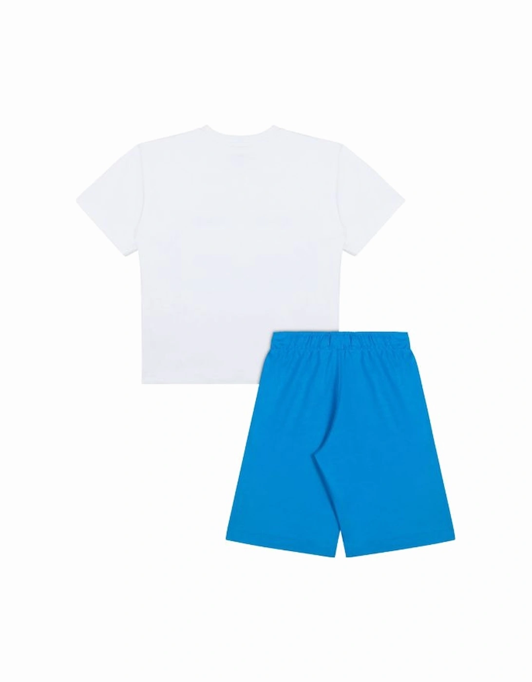 WHITE & BLUE SHORTS SET HUG00Q