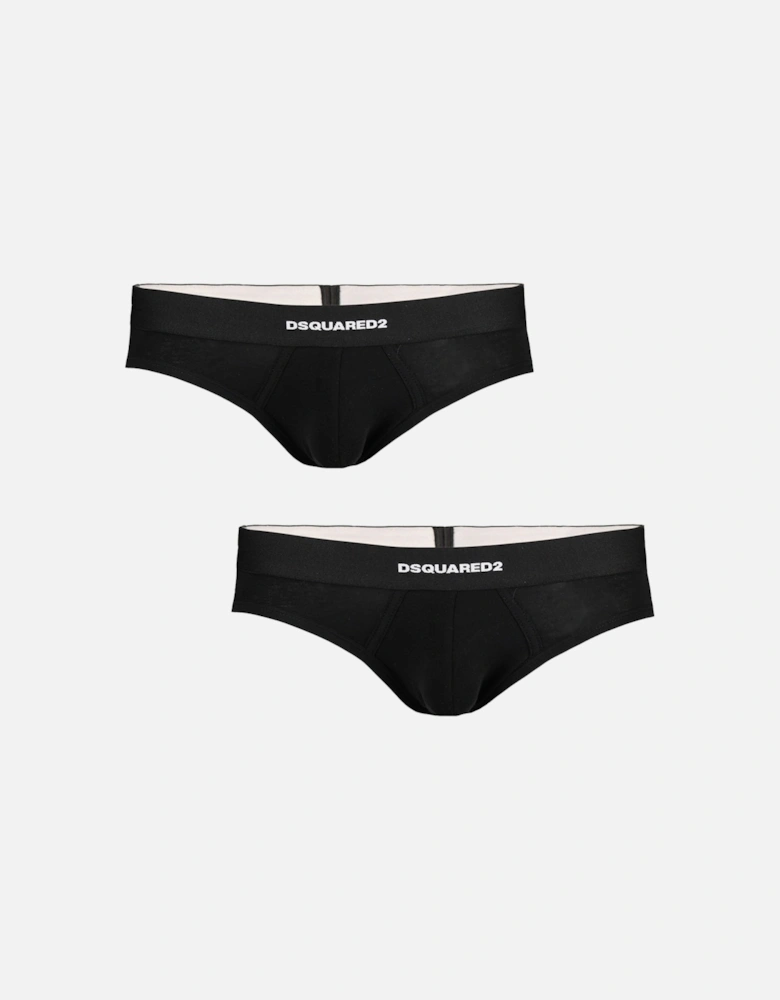 2-Pack Briefs, Black