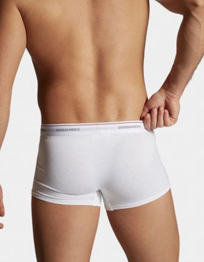 3-Pack Boxer Trunks, White