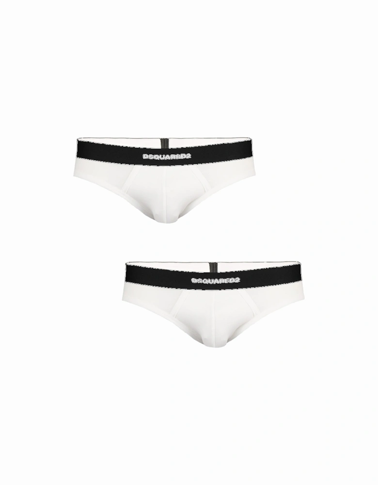 2-Pack Briefs, White