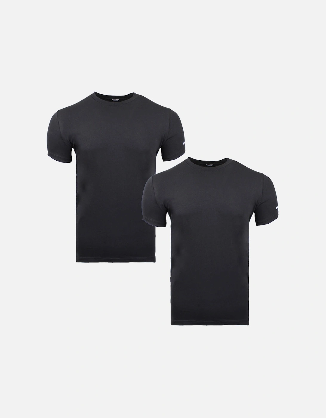 2-Pack T-Shirts, Black, 3 of 2