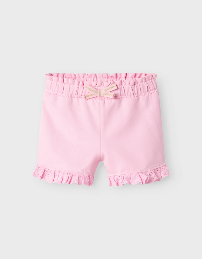 Mini Girl's Dims Light Sweat Shorts Pink Frosting