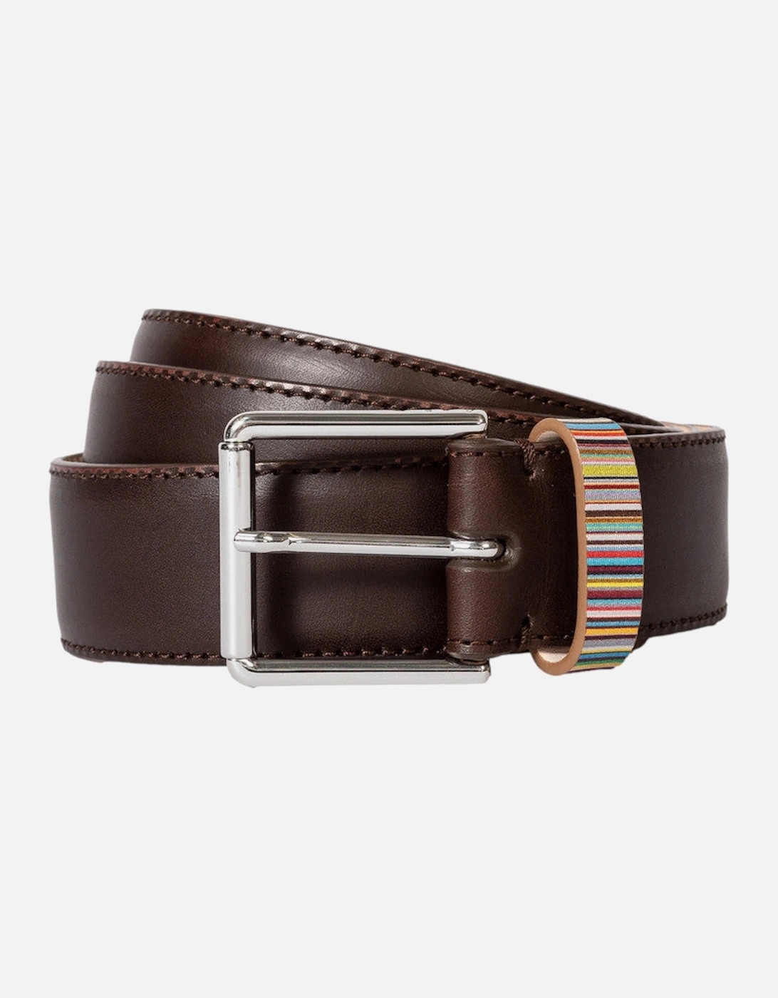 Stripe Keeper Belt 66 Brown, 4 of 3