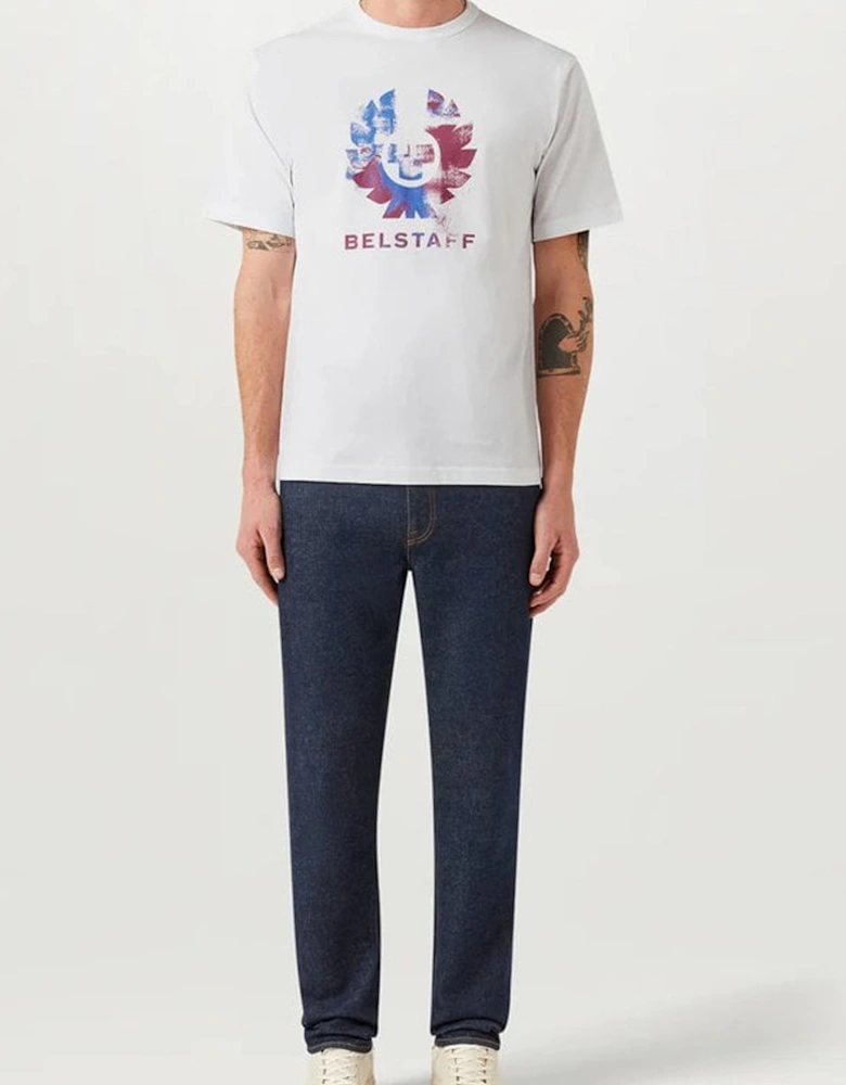 Blur Phoenix Graphic T-shirt White