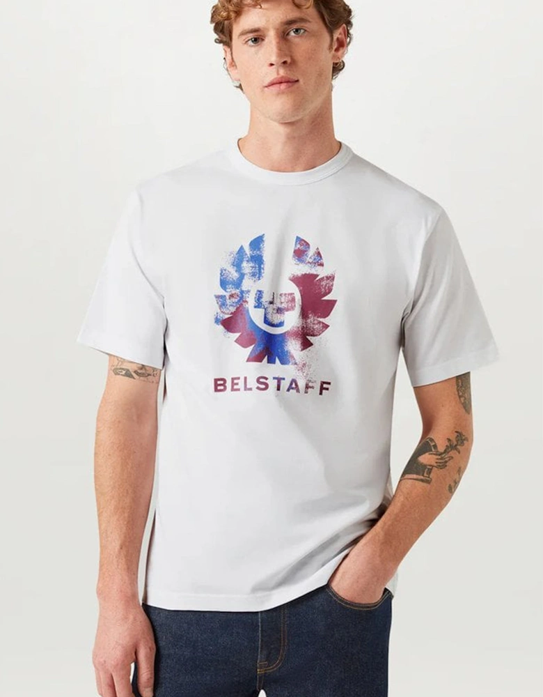 Blur Phoenix Graphic T-shirt White