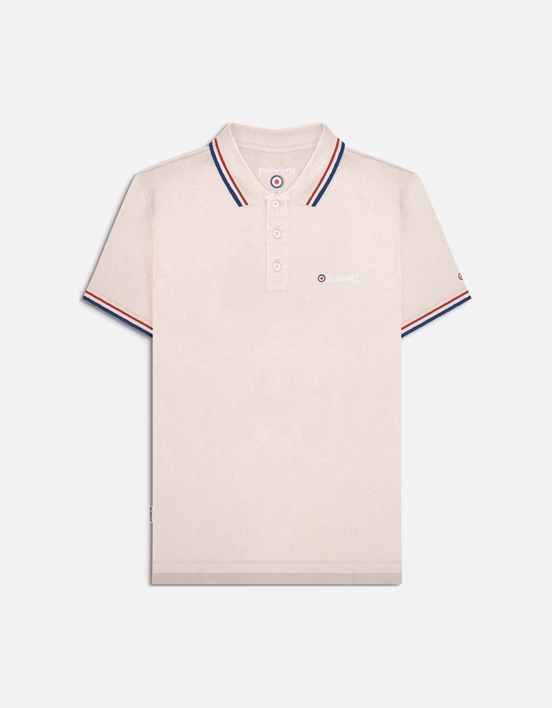 Mens Twin Tipped Retro Polo Shirt