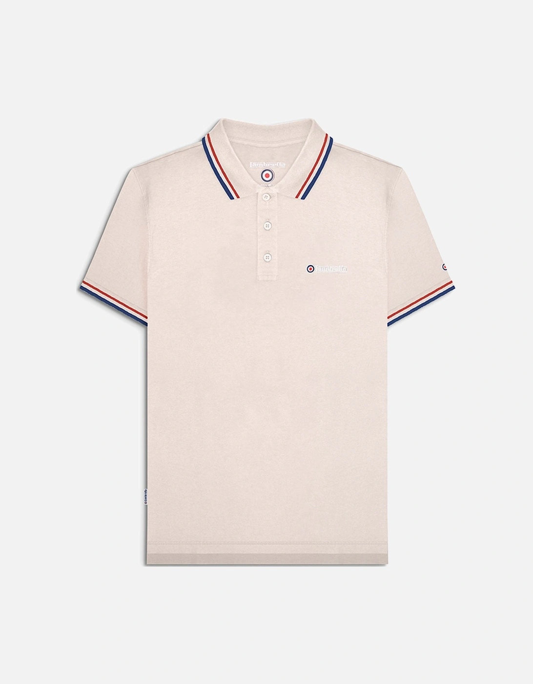 Mens Twin Tipped Retro Polo Shirt, 2 of 1