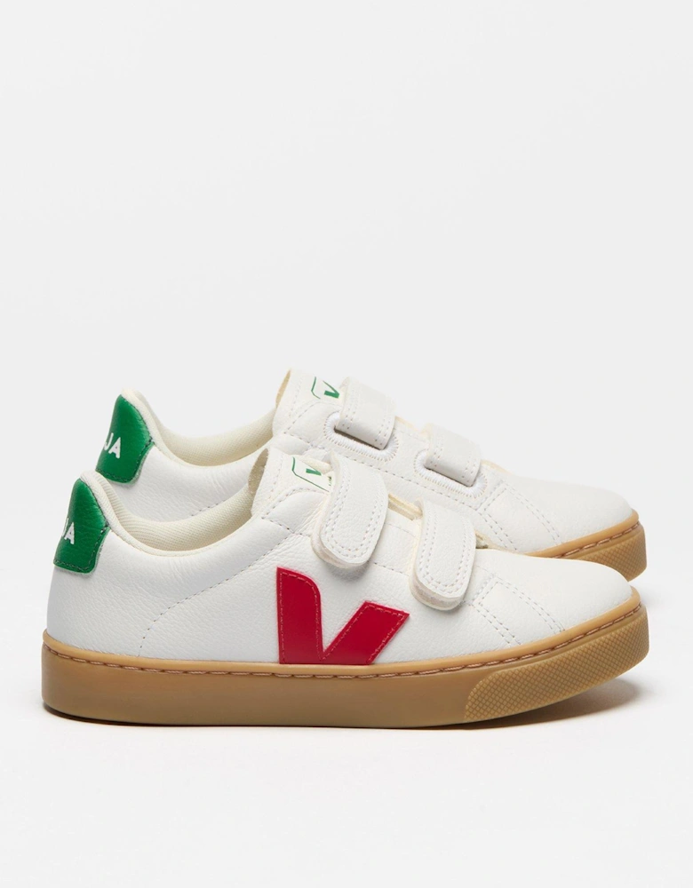 Kids Small Esplar Trainers - White/Red