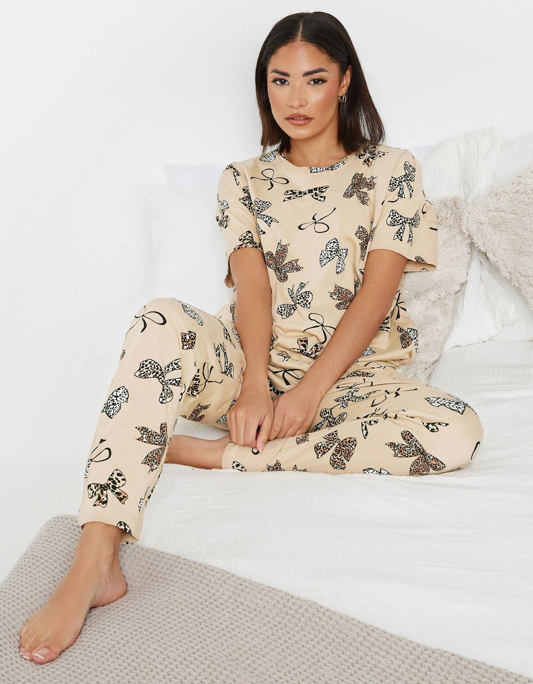 Animal Bows Tapered Pj Set, 2 of 1