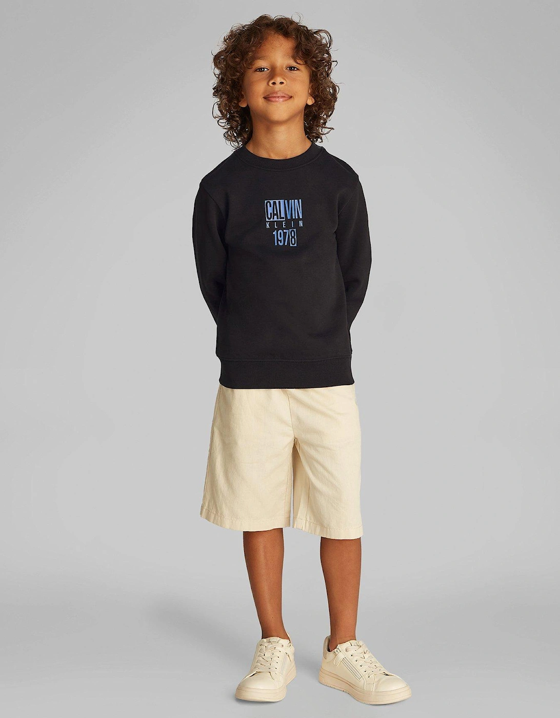 Boys Good Level Graphic Heavyweight Sweat Top - Black, 2 of 1