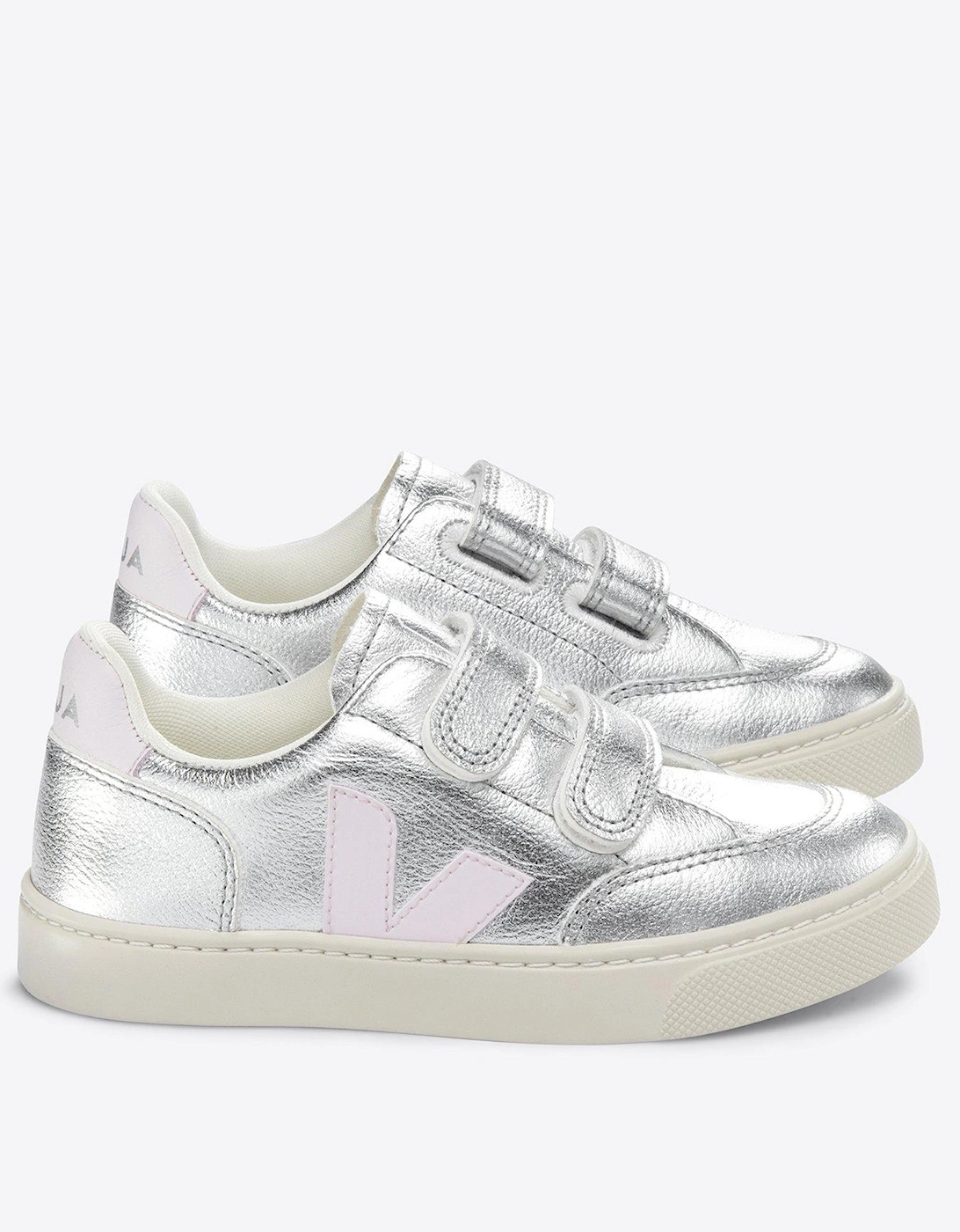 Girls Small V-12 Trainers - Silver, 2 of 1