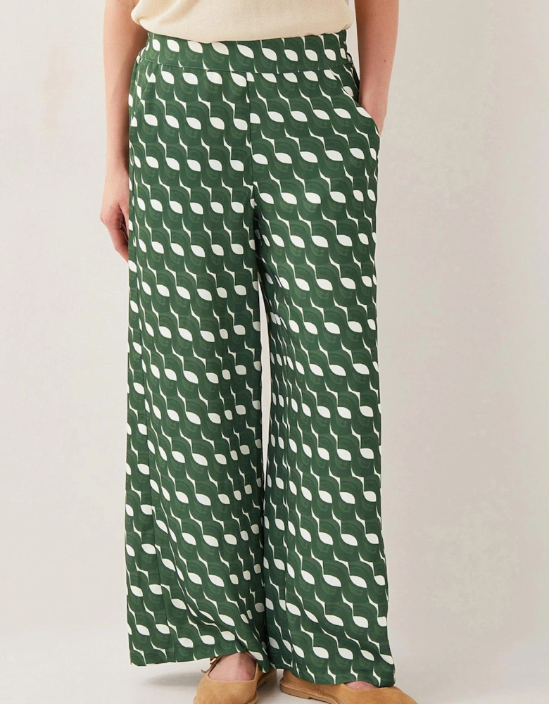 Maren Geo Trousers - Green