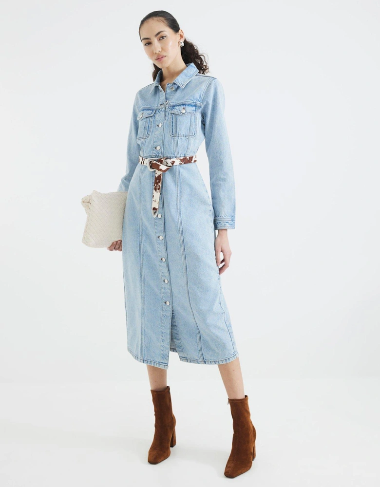 Denim Dress - Blue