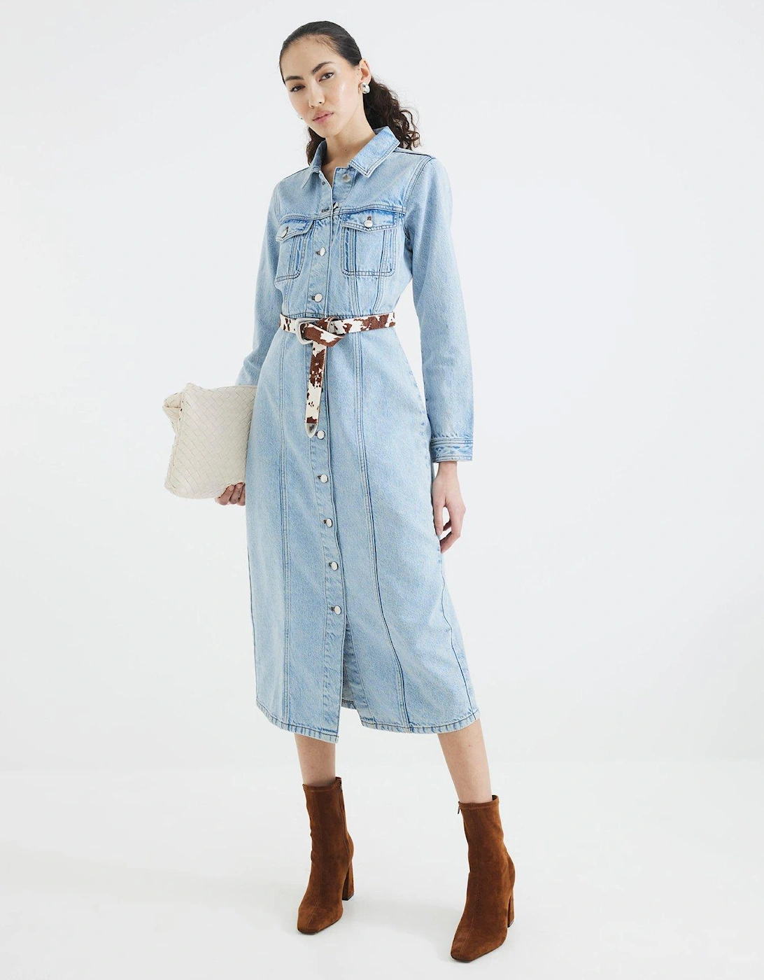 Denim Dress - Blue, 2 of 1