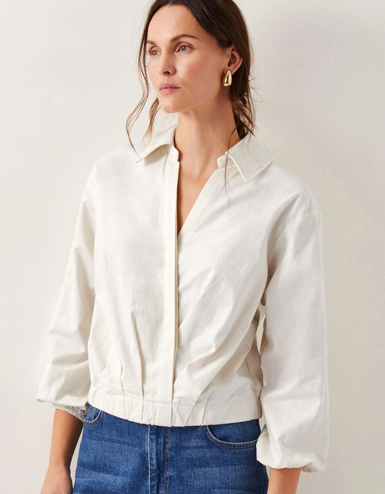 Mika Wrap Blouse - Ivory