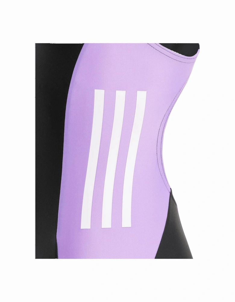 Girls Cut 3-Stripes Swimsuit