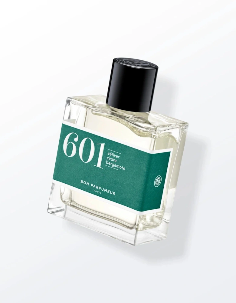 Eau de parfum 601: Vetiver/Cedar/Bergamot