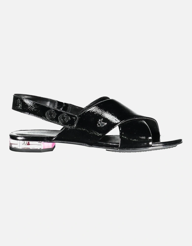 Black Polyethylene Women Sandal