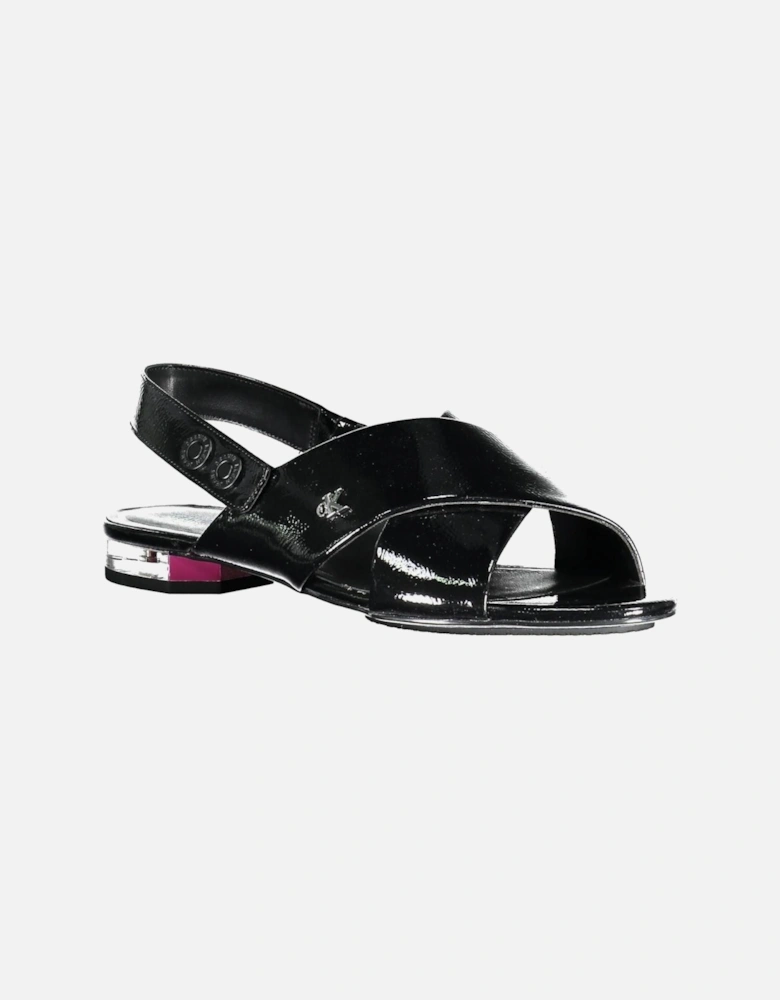 Black Polyethylene Women Sandal