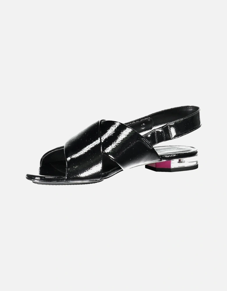 Black Polyethylene Women Sandal