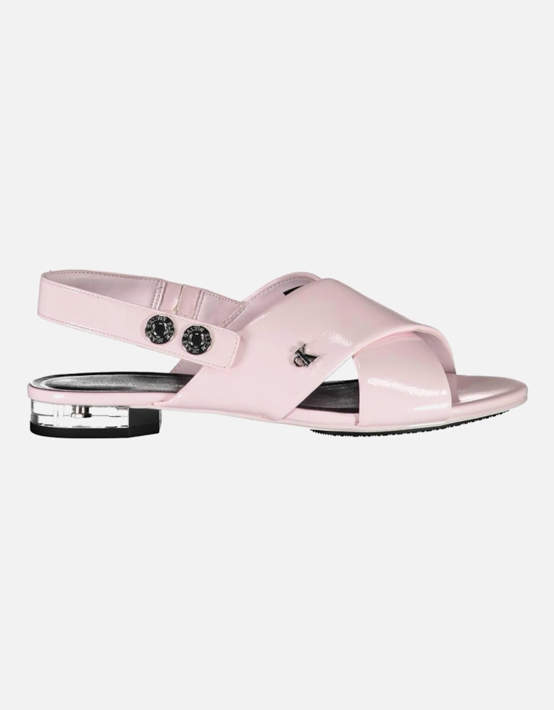 Pink Polyethylene Women Sandal