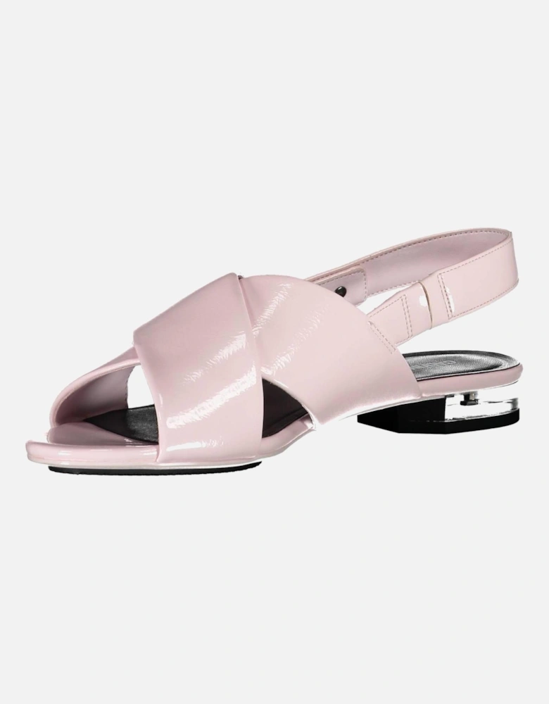 Pink Polyethylene Women Sandal