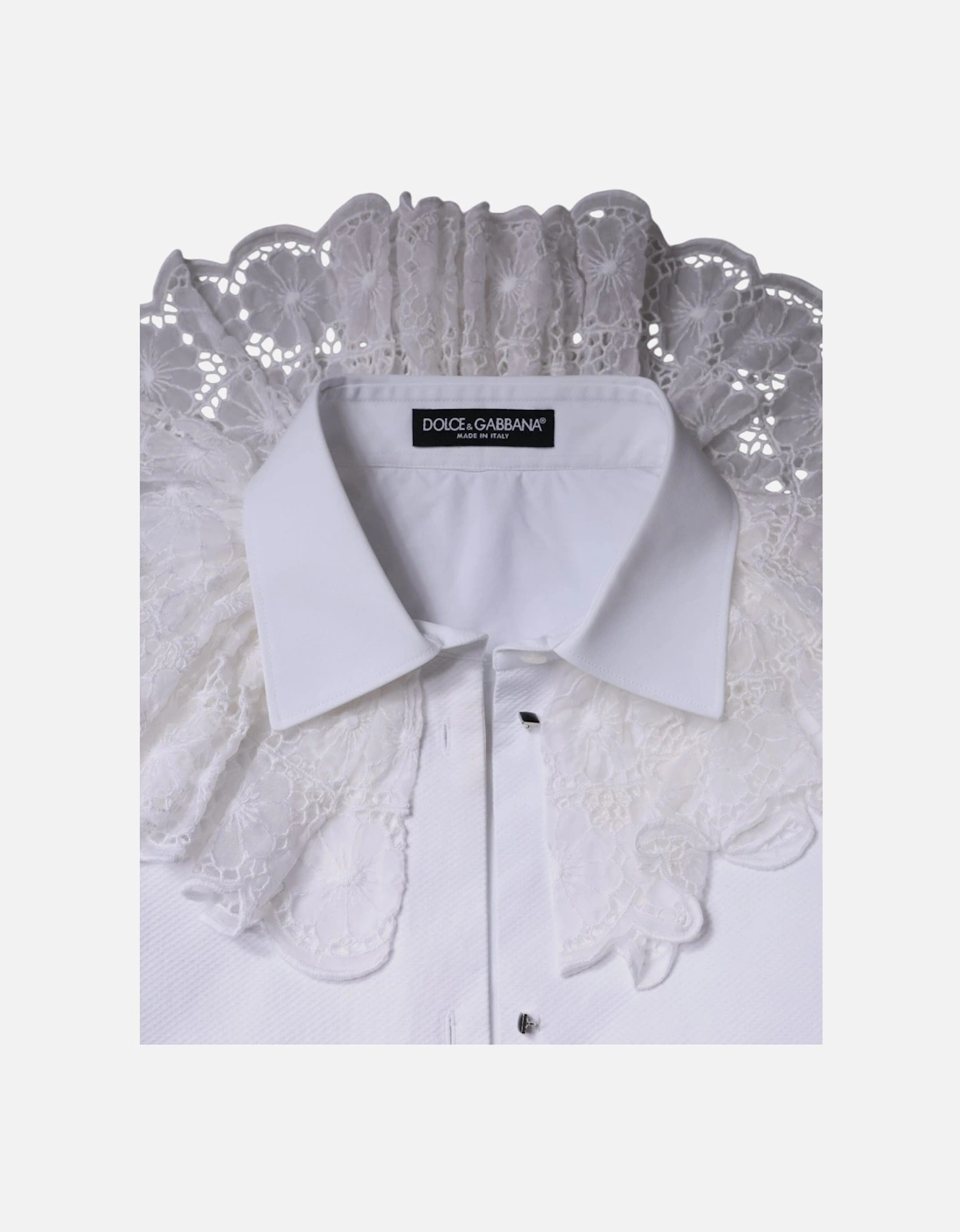 Long Sleeve Cotton Silk Collared Blouse Top Women - White T-Shirts