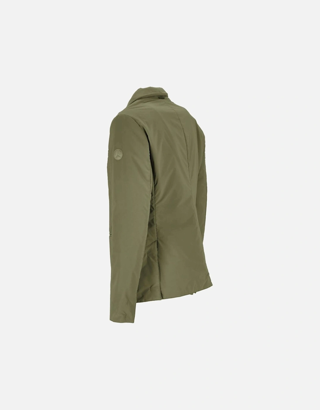 Water-Repellent Jacket with Snap Button Closure Women - Green Jackets