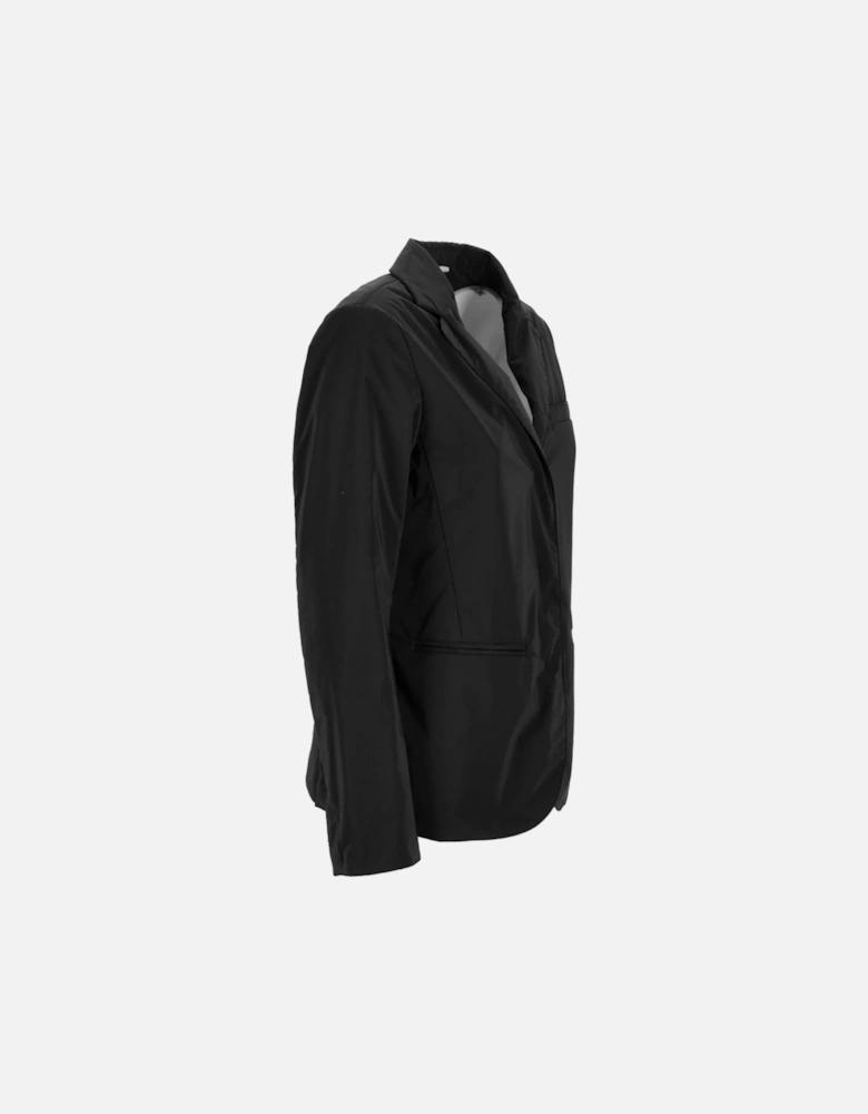 Water-Repellent Jacket with Snap Button Closure Women - Black Jackets